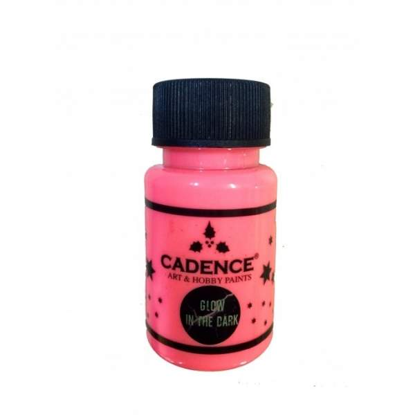 RAYART - Glow in the Dark (phosphorescent) rose 50 ml Cadence - Tunisie Meilleur Prix (Beaux-Arts, Graphique, Peinture, Acryliqu