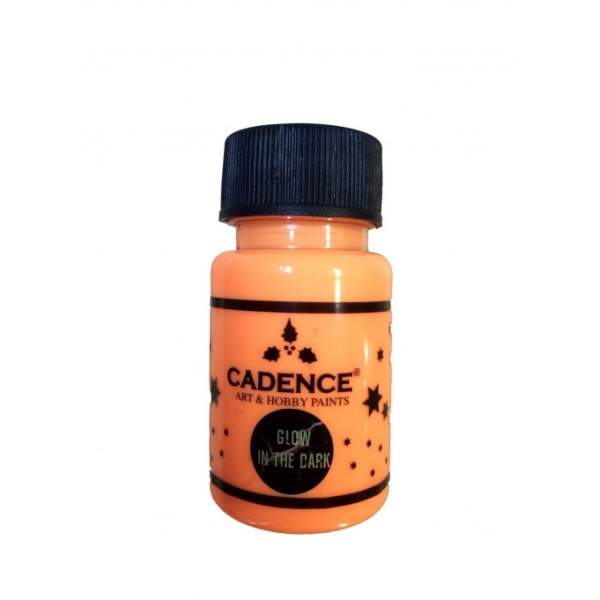 RAYART - Glow in the Dark (phosphorescent) orange 50 ml Cadence - Tunisie Meilleur Prix (Beaux-Arts, Graphique, Peinture, Acryli