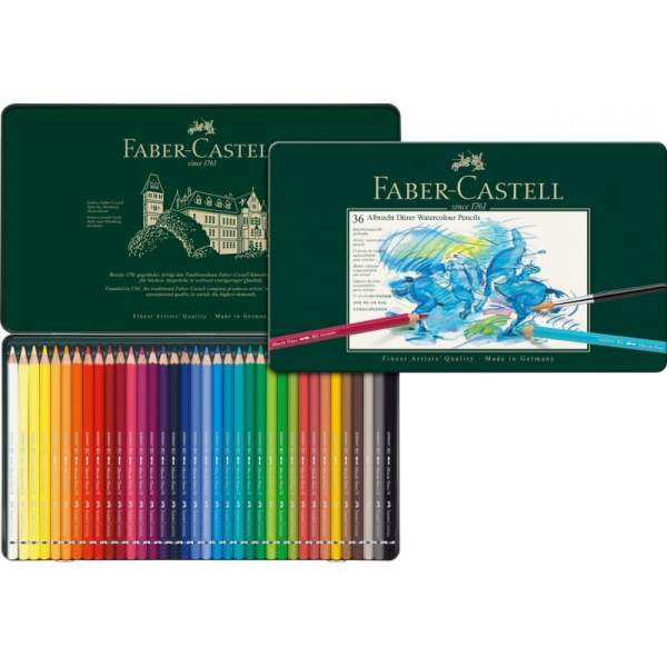 RAYART - Boites De 36 Crayons Aquarelle ALBRECHT DÜRER - Faber Castell - Tunisie Meilleur Prix (Beaux-Arts, Graphique, Peinture,
