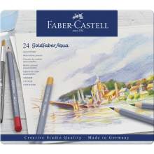 RAYART - Boite métal de 24 Crayon aquarelle Goldfaber Aqua - Faber Castell - Tunisie Meilleur Prix (Beaux-Arts, Graphique, Peint