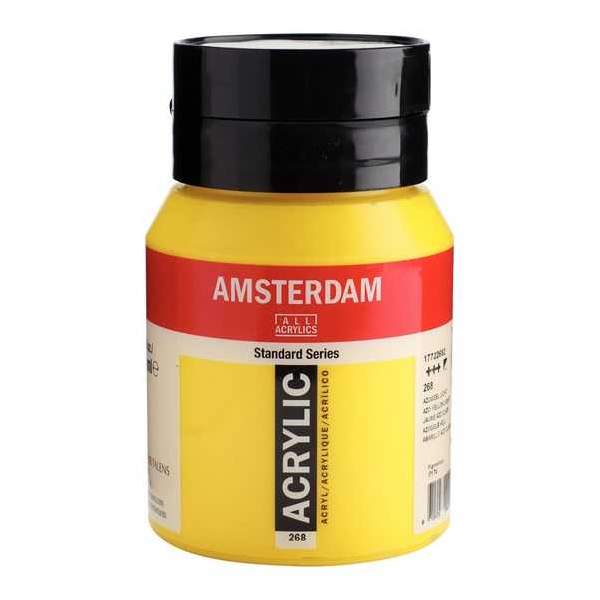 RAYART - Amsterdam Standard Series Acrylique Pot 500 ml Jaune azo clair 268 - Tunisie