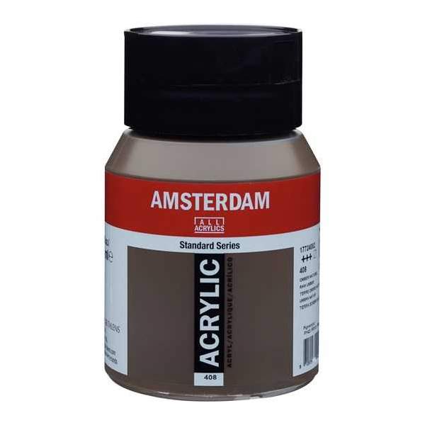 RAYART - Amsterdam Standard Series Acrylique Pot 500 ml Terre d'ombre naturelle 408 - Tunisie Meilleur Prix (Beaux-Arts, Graphiq