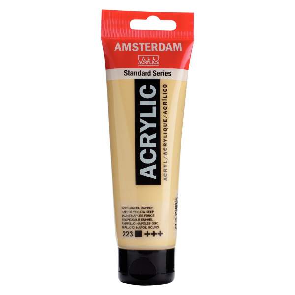 RAYART - Amsterdam Standard Series Acrylique Tube 120 ml Jaune de Naples foncé 223 - Tunisie Meilleur Prix (Beaux-Arts, Graphiqu