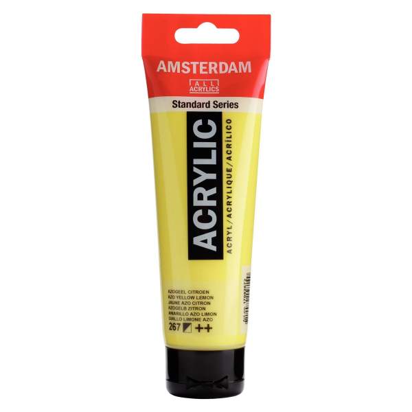 RAYART - Amsterdam Standard Series Acrylique Tube 120 ml Jaune azo citron 267 - Tunisie Meilleur Prix (Beaux-Arts, Graphique, Pe