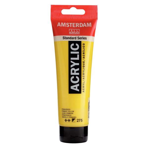 RAYART - Amsterdam Standard Series Acrylique Tube 120 ml Jaune primaire 275 - Tunisie Meilleur Prix (Beaux-Arts, Graphique, Pein