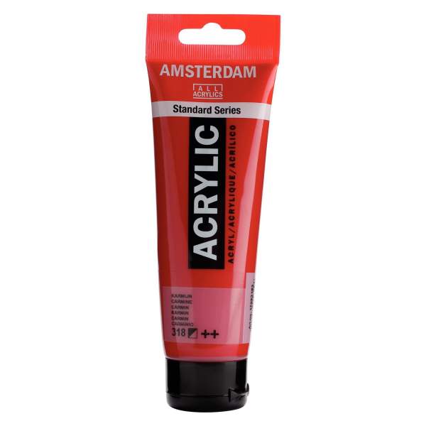 RAYART - Amsterdam Standard Series Acrylique Tube 120 ml Carmin 318 - Tunisie Meilleur Prix (Beaux-Arts, Graphique, Peinture, Ac