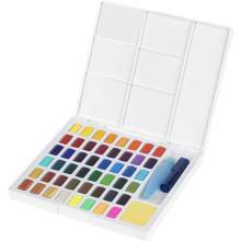 RAYART - Aquarelles en godets, boîte de 48 Faber Castell - Tunisie Meilleur Prix (Beaux-Arts, Graphique, Peinture, Acrylique, Hu