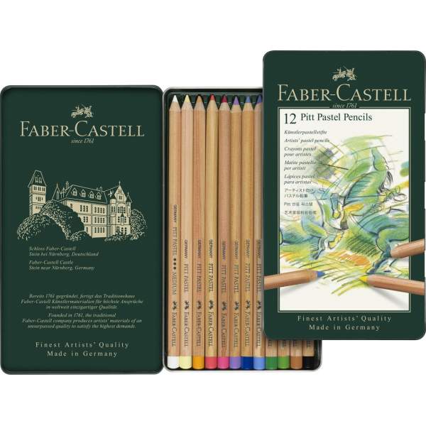 Boîte métal 36 crayons aquarelle Faber-Castell Goldfaber