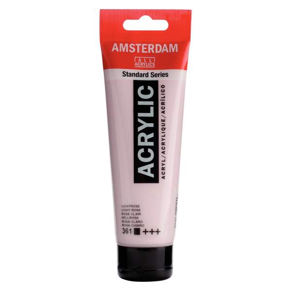 RAYART - Amsterdam Standard Series Acrylique Tube 120 ml Rose clair 361 - Tunisie Meilleur Prix (Beaux-Arts, Graphique, Peinture