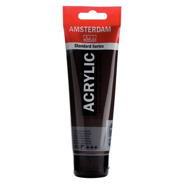 RAYART - Amsterdam Standard Series Acrylique Tube 120 ml Brun Van Dyck 403 - Tunisie Meilleur Prix (Beaux-Arts, Graphique, Peint