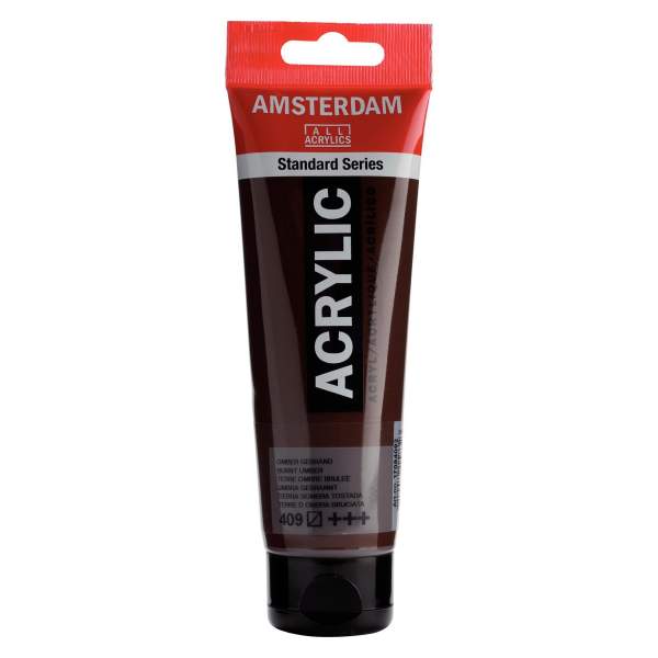 RAYART - Amsterdam Standard Series Acrylique Tube 120 ml Terre d'ombre brûlée 409 - Tunisie Meilleur Prix (Beaux-Arts, Graphique