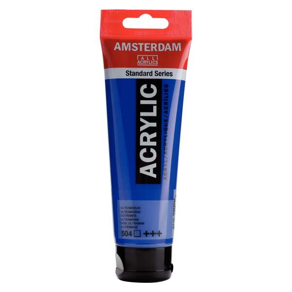 RAYART - Amsterdam Standard Series Acrylique Tube 120 ml Bleu Outremer 504 - Tunisie Meilleur Prix (Beaux-Arts, Graphique, Peint