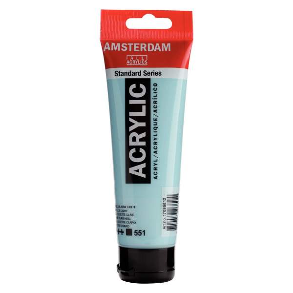 RAYART - Amsterdam Standard Series Acrylique Tube 120 ml Bleu céleste clair 551 - Tunisie Meilleur Prix (Beaux-Arts, Graphique, 