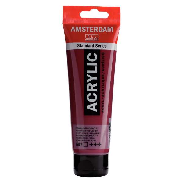 RAYART - Amsterdam Standard Series Acrylique Tube 120 ml Violet rougeâtre permanent 567 - Tunisie Meilleur Prix (Beaux-Arts, Gra