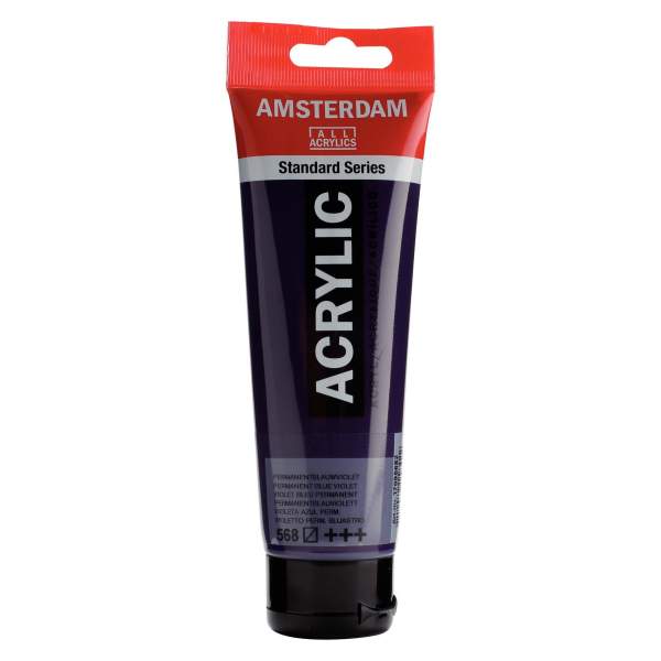 RAYART - Amsterdam Standard Series Acrylique Tube 120 ml Violet bleuâtre permanent 568 - Tunisie
