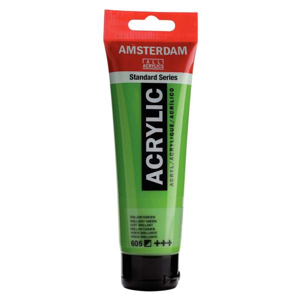 RAYART - Amsterdam Standard Series Acrylique Tube 120 ml Vert Brillant 605 - Tunisie Meilleur Prix (Beaux-Arts, Graphique, Peint