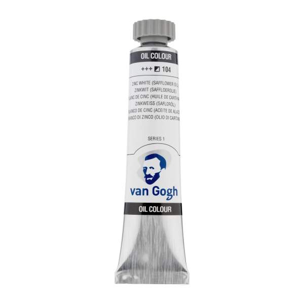 RAYART - Peinture à l’huile Van Gogh – Blanc de Zinc 104 – Tube 20 ml - Tunisie Meilleur Prix (Beaux-Arts, Graphique, Peinture, 