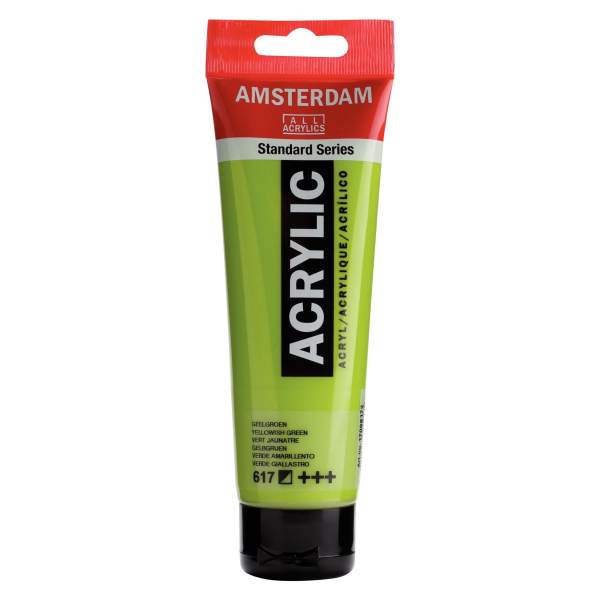 RAYART - Amsterdam Standard Series Acrylique Tube 120 ml Vert jaunâtre 617 - Tunisie Meilleur Prix (Beaux-Arts, Graphique, Peint