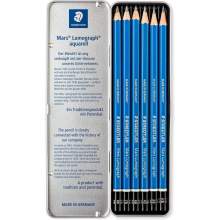 RAYART - Boîte métal de 6 crayons assortis Lumograph Graphite - Staedtler - Tunisie