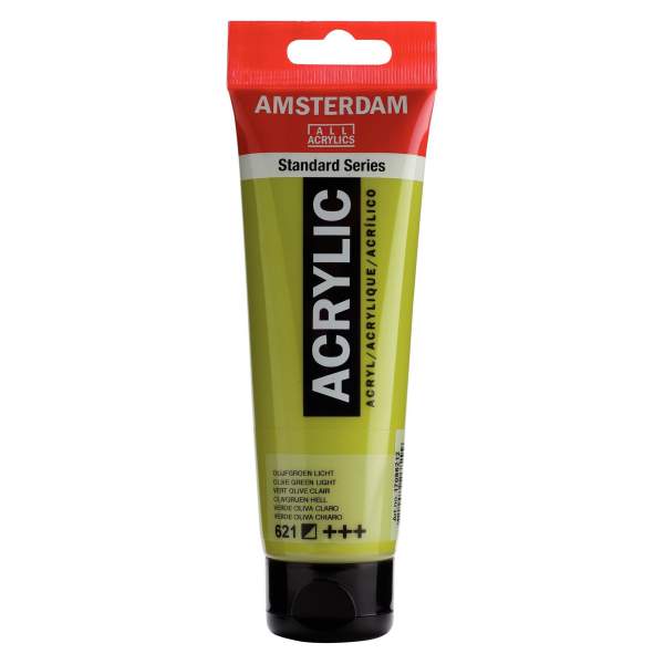 RAYART - Amsterdam Standard Series Acrylique Tube 120 ml Vert olive clair 621 - Tunisie Meilleur Prix (Beaux-Arts, Graphique, Pe