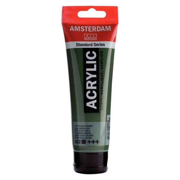 RAYART - Amsterdam Standard Series Acrylique Tube 120 ml Vert olive foncé 622 - Tunisie Meilleur Prix (Beaux-Arts, Graphique, Pe