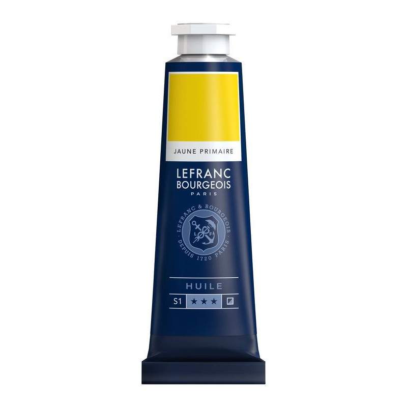 RAYART - Huile Fine Lefranc Bourgeois - 40ml -Jaune primaire 153 - Tunisie Meilleur Prix (Beaux-Arts, Graphique, Peinture, Acryl