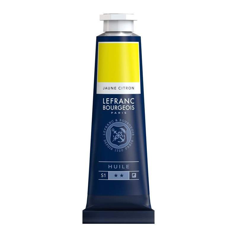 RAYART - Huile Fine Lefranc Bourgeois - 40ml - Jaune citron 169 - Tunisie Meilleur Prix (Beaux-Arts, Graphique, Peinture, Acryli