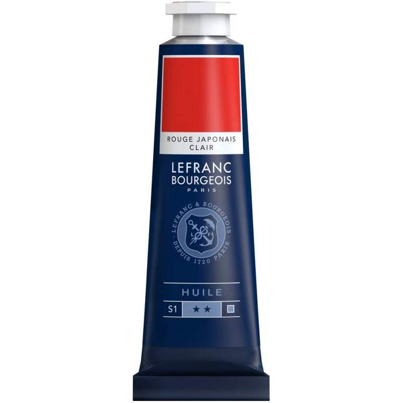 RAYART - Huile fine Lefranc Bourgeois - 40 ml - rouge japonais clair 379 - Tunisie Meilleur Prix (Beaux-Arts, Graphique, Peintur