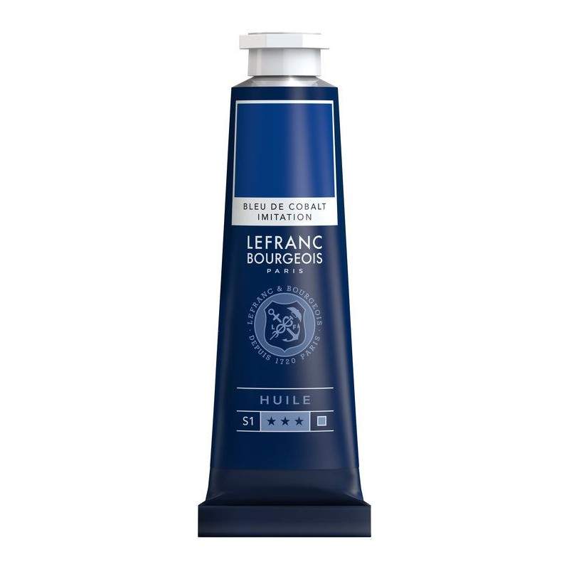 RAYART - Huile Fine Lefranc Bourgeois - 40ml -Bleu cobalt imitation 064 - Tunisie Meilleur Prix (Beaux-Arts, Graphique, Peinture