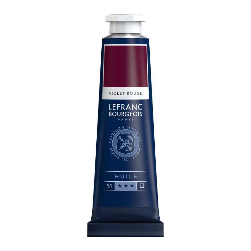 RAYART - Huile Fine Lefranc Bourgeois - 40ml - Violet rouge 618 - Tunisie Meilleur Prix (Beaux-Arts, Graphique, Peinture, Acryli