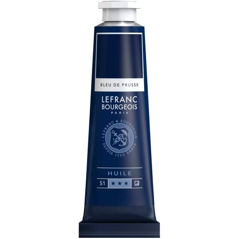 RAYART - Huile fine Lefranc Bourgeois - 40 ml - Bleu de Prusse 046 - Tunisie Meilleur Prix (Beaux-Arts, Graphique, Peinture, Acr