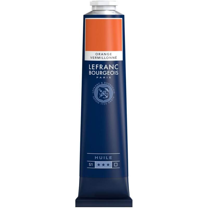 RAYART - Huile Fine Lefranc Bourgeois - 150ml - orange vermillionné 697 - Tunisie Meilleur Prix (Beaux-Arts, Graphique, Peinture