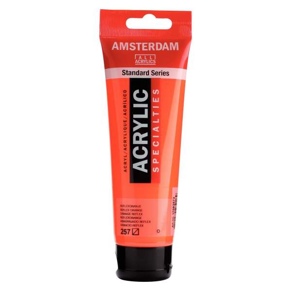 RAYART - Amsterdam Standard Series Acrylique Tube 120 ml Orange Fluo 257 - Tunisie Meilleur Prix (Beaux-Arts, Graphique, Peintur