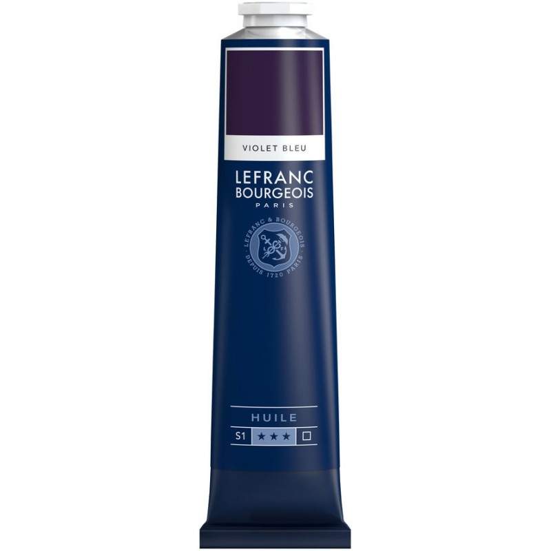 RAYART - Huile Fine Lefranc Bourgeois - 150ml - Violet Bleu 604 - Tunisie Meilleur Prix (Beaux-Arts, Graphique, Peinture, Acryli