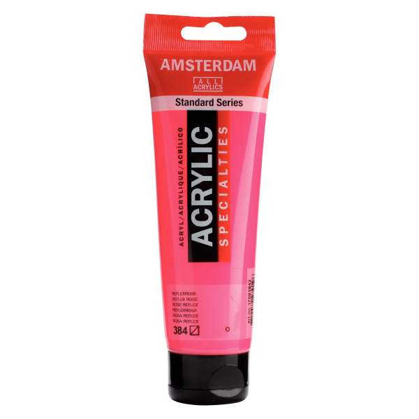 RAYART - Amsterdam Standard Series Acrylique Tube 120 ml Rose Fluo 384 - Tunisie Meilleur Prix (Beaux-Arts, Graphique, Peinture,