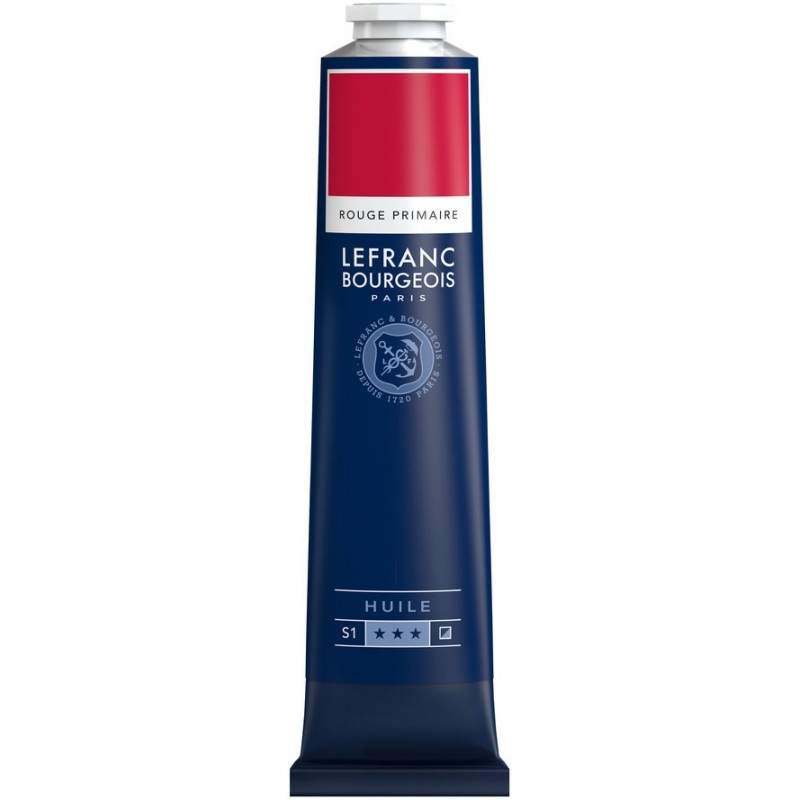 RAYART - Huile Fine Lefranc Bourgeois - 150ml - rouge primaire 437 - Tunisie Meilleur Prix (Beaux-Arts, Graphique, Peinture, Acr