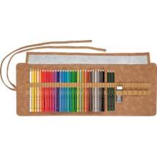 RAYART - Crayon de couleurs Polychromos Trousse en cuir 30 crayons + accessoires - Tunisie