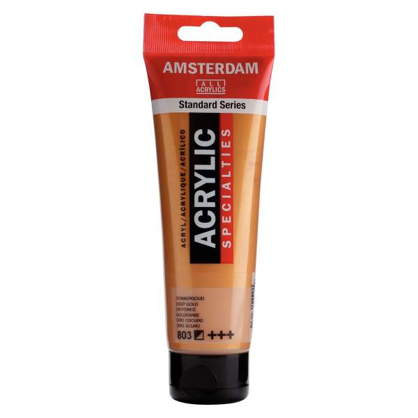 RAYART - Amsterdam Standard Series Acrylique Tube 120 ml Or Foncé 803 - Tunisie Meilleur Prix (Beaux-Arts, Graphique, Peinture, 