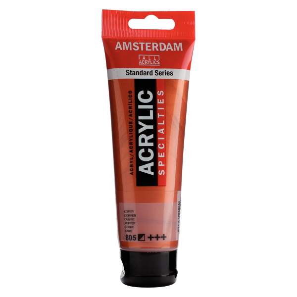 RAYART - Amsterdam Standard Series Acrylique Tube 120 ml Cuivre 805 - Tunisie Meilleur Prix (Beaux-Arts, Graphique, Peinture, Ac