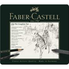 RAYART - Ensemble Pitt Graphite, boîte de 19 - Faber Castell - Tunisie