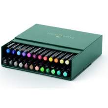 RAYART - Boite De Feutres de 24 Pitt Artist Pen - Faber castell - Tunisie Meilleur Prix (Beaux-Arts, Graphique, Peinture, Acryli