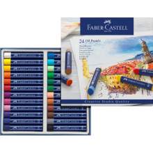 RAYART - Pastel a l'huile de 24 Couleurs Faber Castell - Tunisie Meilleur Prix (Beaux-Arts, Graphique, Peinture, Acrylique, Huil