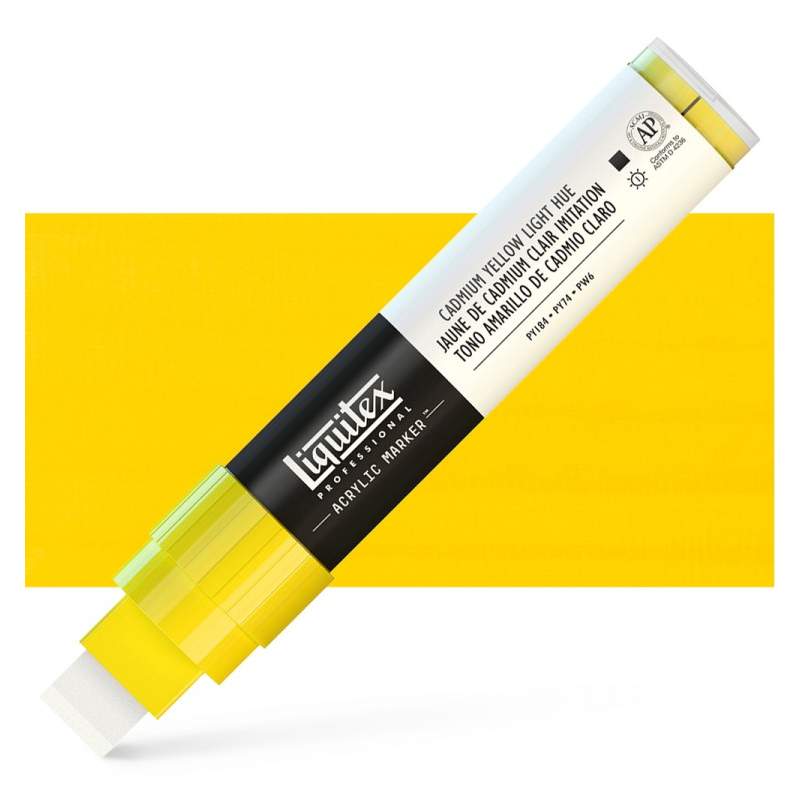 RayArt  Marqueur Liquitex pointe large 15mm jaune de cadmium Clair