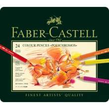 RAYART - Crayon de couleur Polychromos, boîte de 24 - Faber Castell Tunisie