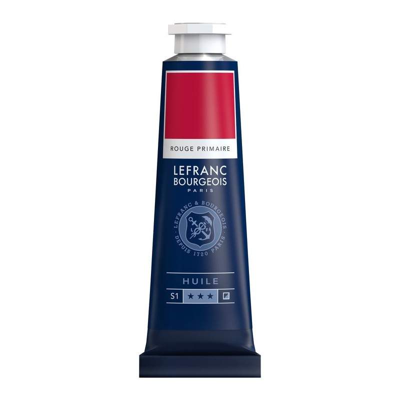 RAYART - Huile Fine Lefranc Bourgeois - 40ml - Rouge primaire 437 - Tunisie Meilleur Prix (Beaux-Arts, Graphique, Peinture, Acry