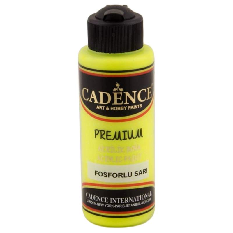 RAYART - Acrylique Premium 120ml Cadence jaune fluo - Tunisie Meilleur Prix (Beaux-Arts, Graphique, Peinture, Acrylique, Huile, 