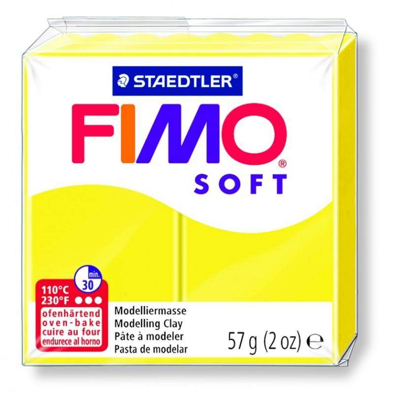 RAYART - Pâte Fimo soft limon 10  - 57 gr - Tunisie Meilleur Prix (Beaux-Arts, Graphique, Peinture, Acrylique, Huile, Aquarelle,