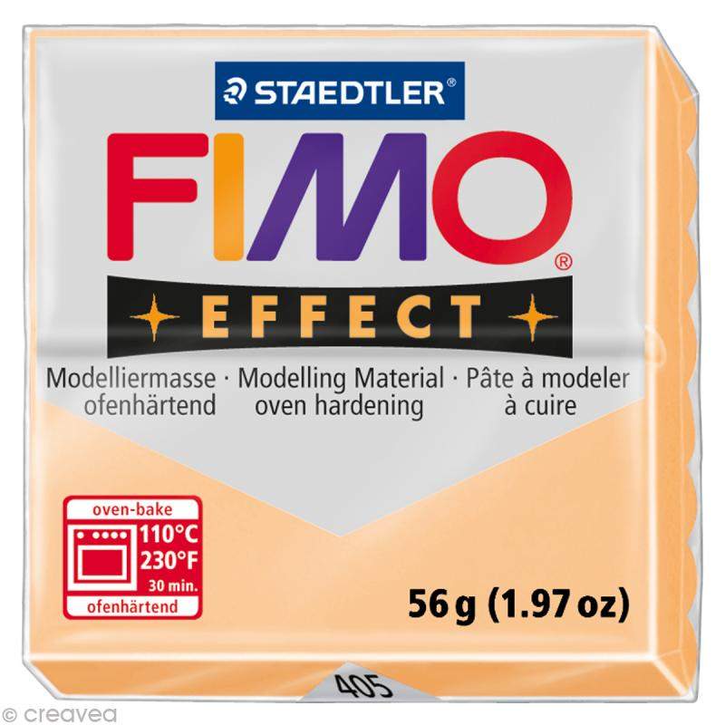 RAYART - Pâte Fimo Effect Orange pastel 405 - 57 gr - Tunisie Meilleur Prix (Beaux-Arts, Graphique, Peinture, Acrylique, Huile, 