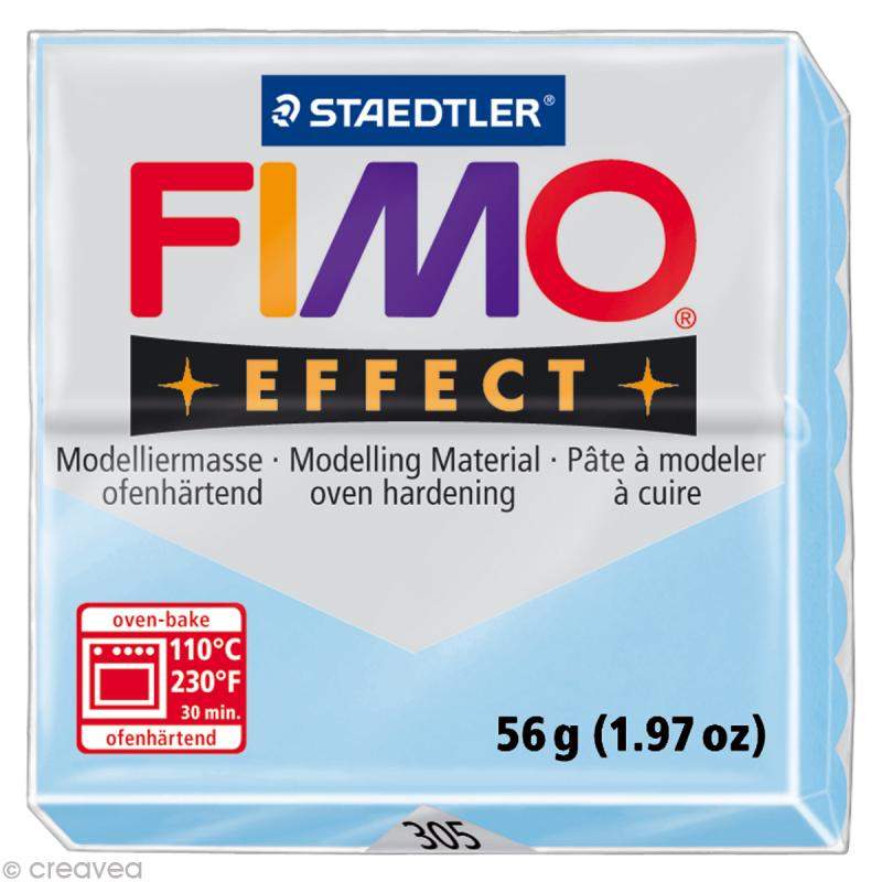 RAYART - Pâte Fimo Effect Bleu Pastel 305 - 57 gr - Tunisie Meilleur Prix (Beaux-Arts, Graphique, Peinture, Acrylique, Huile, Aq