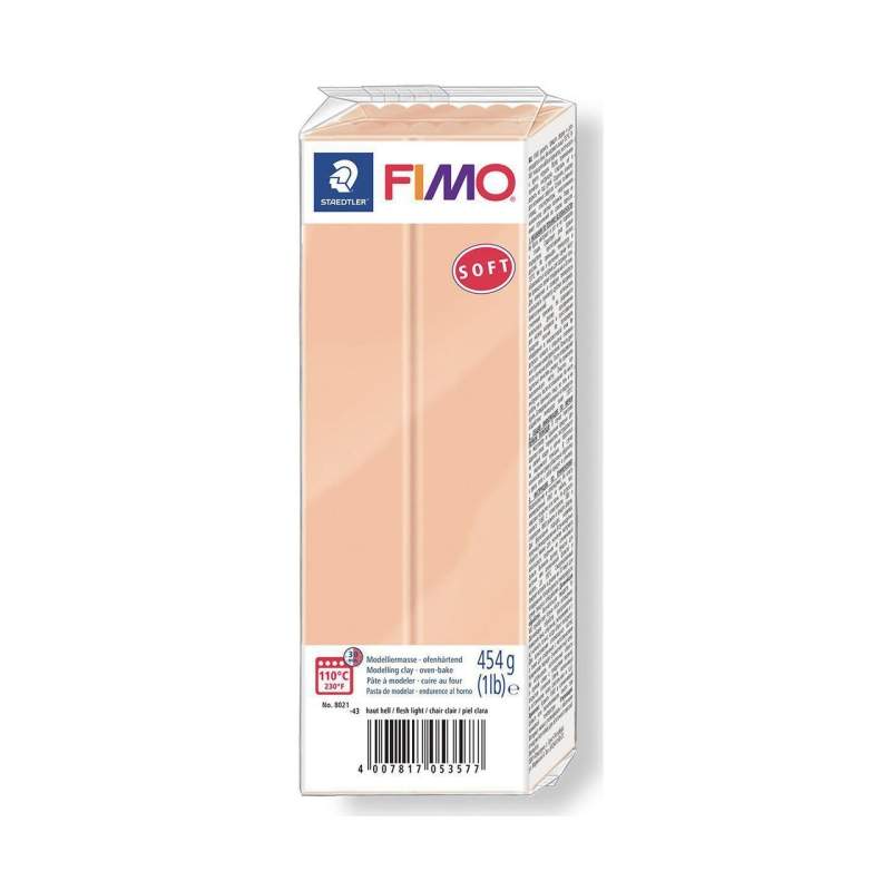 RAYART - Pâte Fimo soft rose pale 43 - 454 gr - Tunisie Meilleur Prix (Beaux-Arts, Graphique, Peinture, Acrylique, Huile, Aquare